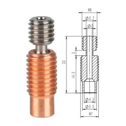 Heatbreak Bi-metal | 3Dplastik.cz