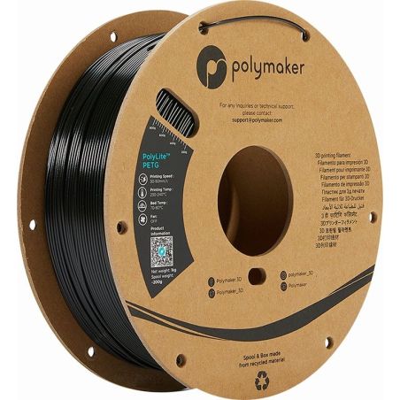 Polymaker PETG čierna | 3Dplastik.cz